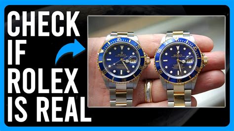 how do u know if a rolex watch is real|How to Tell if a Rolex Watch is Real or Fake: 11 Signs .